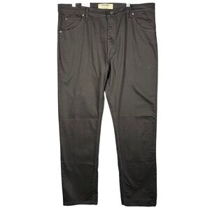 Wrangler Authentics Pants Mens 40x32 Black New Straight Leg Denim